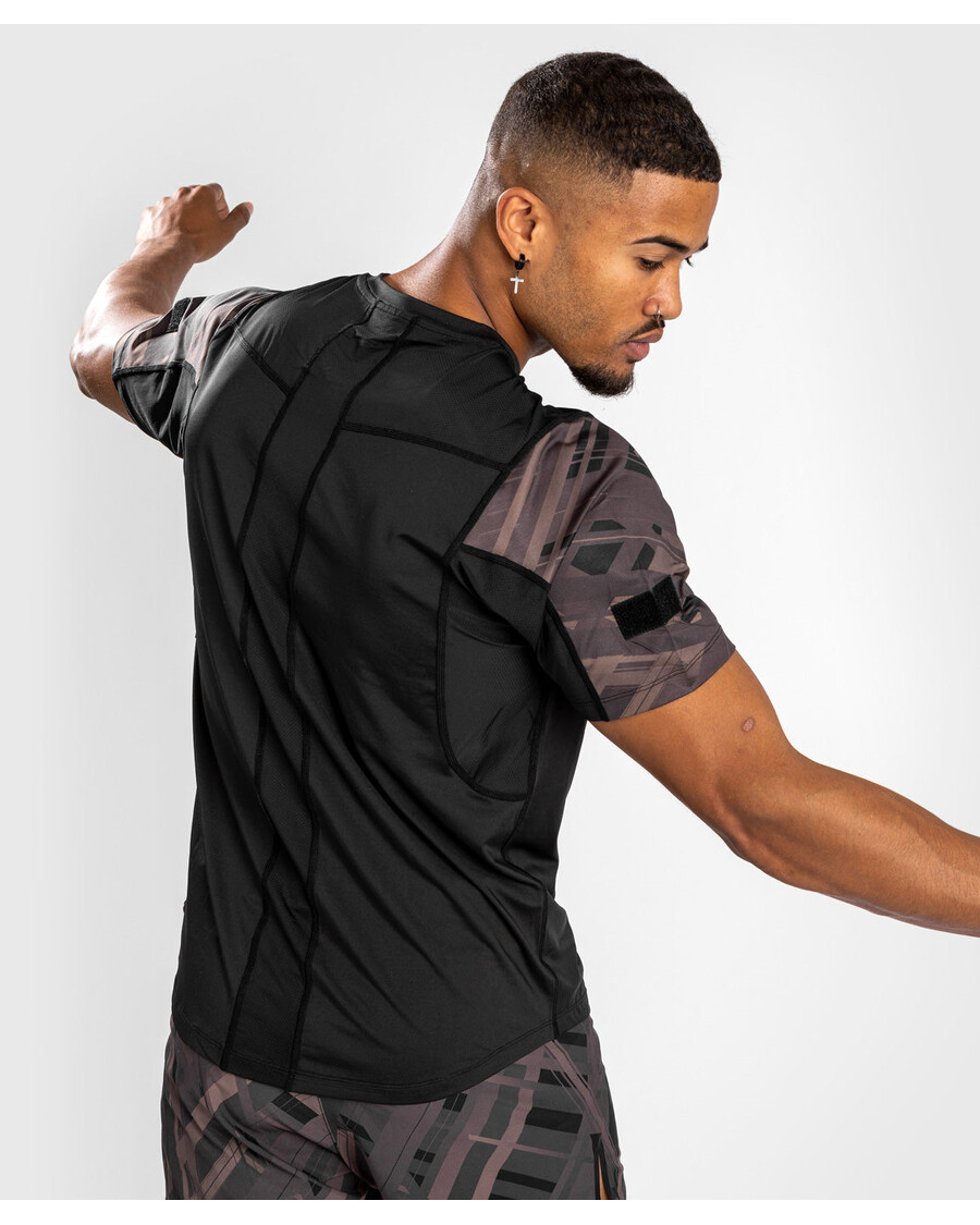 Venum Tecmo 2.0 Dry Tech T-shirt - Zwart/bruin