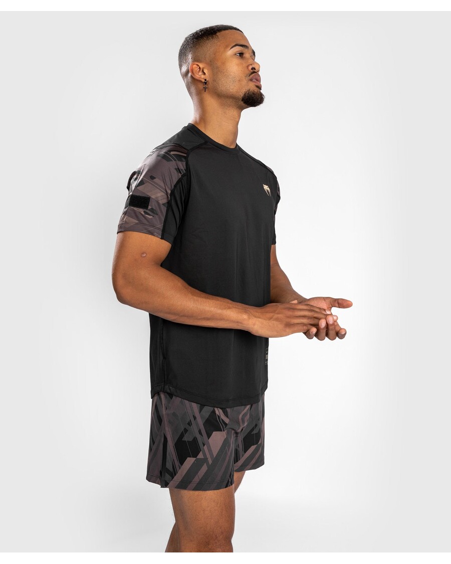 Venum Tecmo 2.0 Dry Tech T-shirt - Zwart/bruin