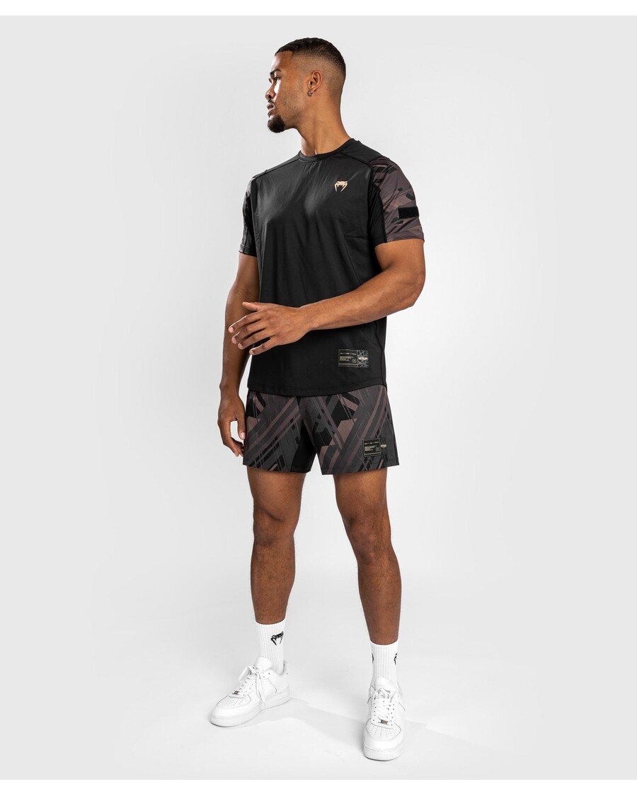 Venum Tecmo 2.0 Dry Tech T-shirt - Zwart/bruin