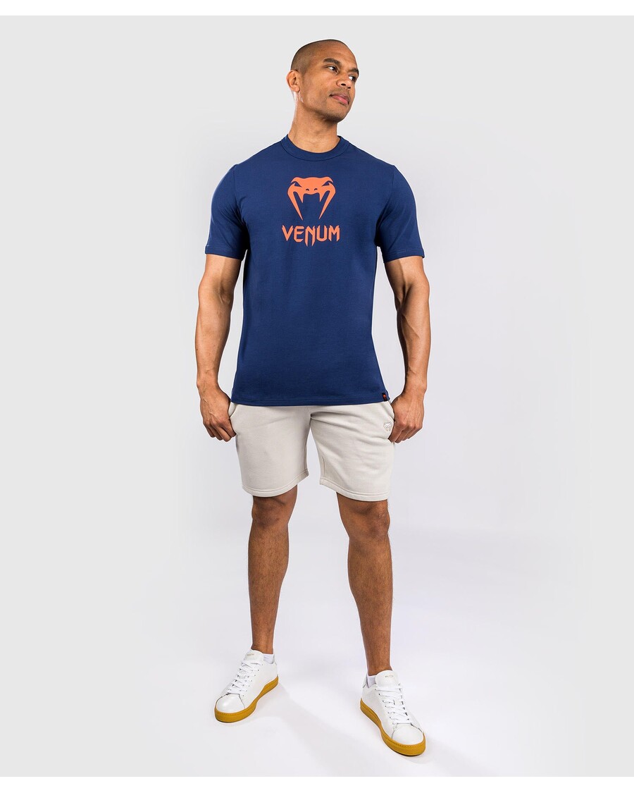 Klasična Majica Venum - Mornarsko Modra/oranžna