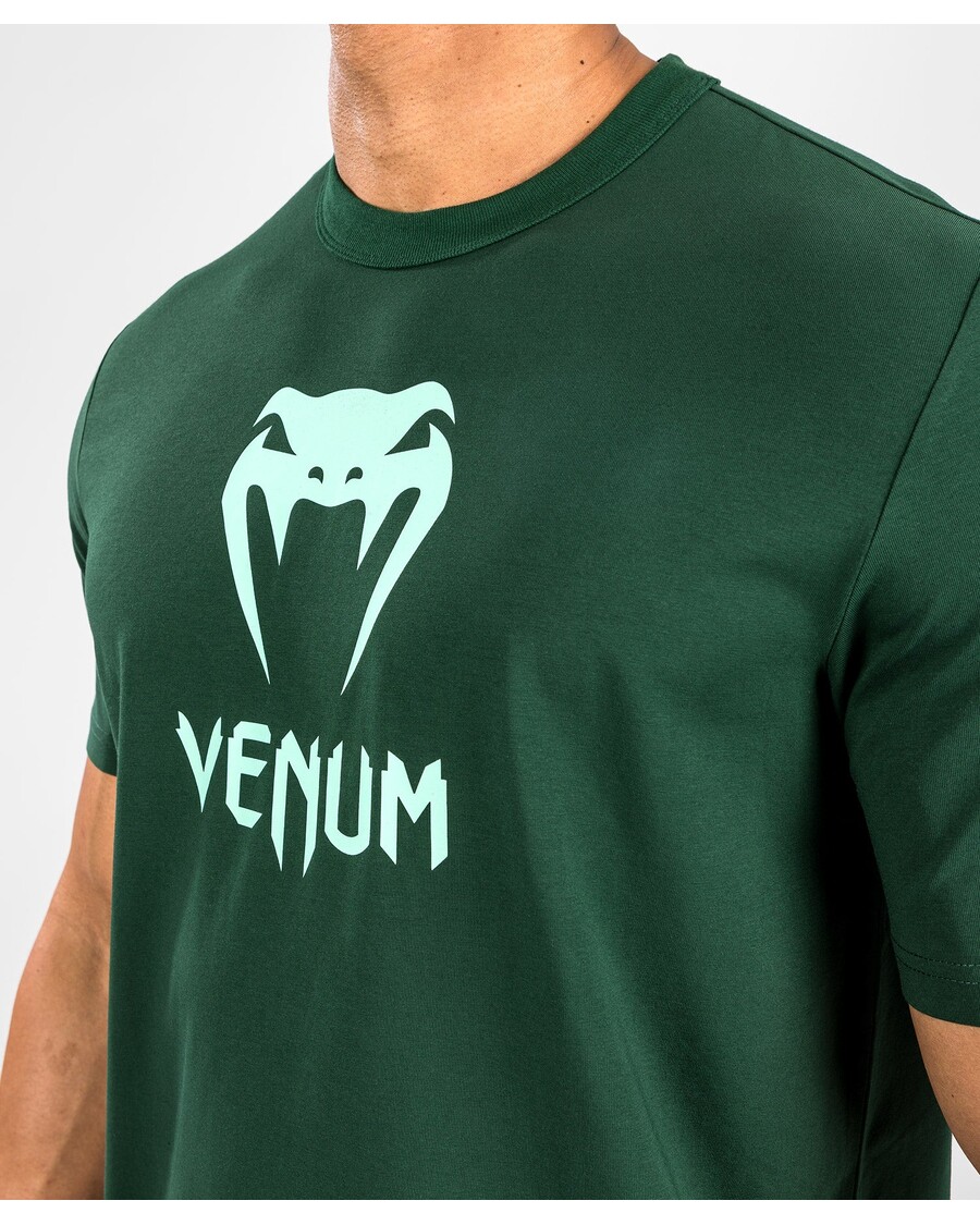 חולצת טי קלאסית Venum - ירוק כהה/טורקיז