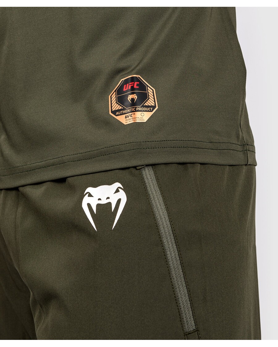 Ufc Adrenaline By Venum Fight Week Meeste Dry-tech T-särk - Khaki/pronks