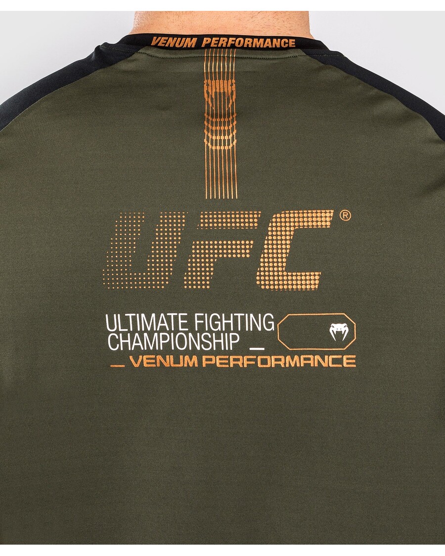 Ufc Adrenaline By Venum Fight Week Meeste Dry-tech T-särk - Khaki/pronks