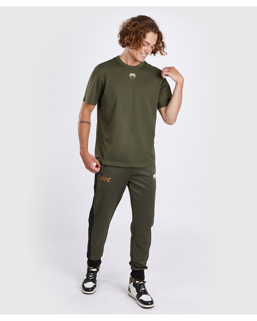 Ufc Adrenaline By Venum Fight Week Heren T-shirt Met Korte Mouwen - Kaki