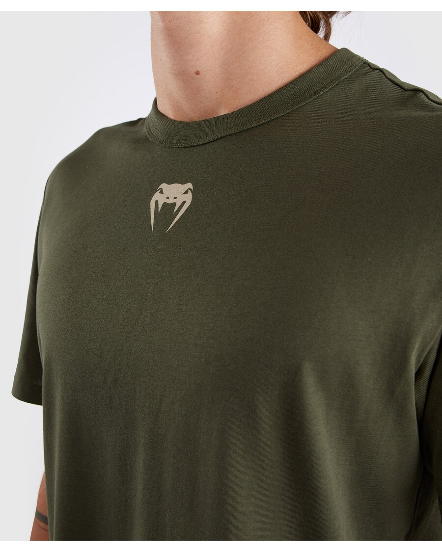 Ufc Adrenaline By Venum Fight Week Heren T-shirt Met Korte Mouwen - Kaki