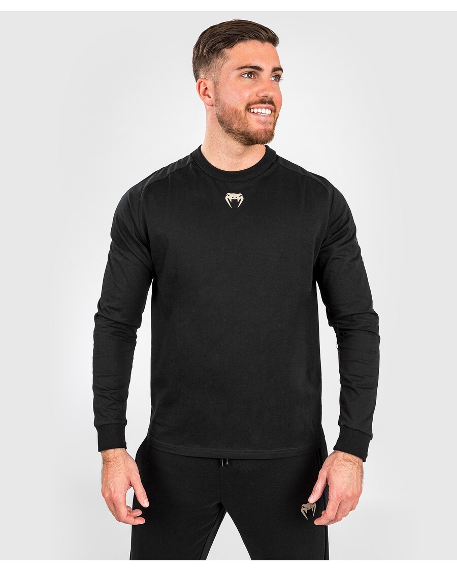 UFC アドレナリン バイ ヴェナム ファイト ウィーク メンズ 長袖 T シャツ - ブラック