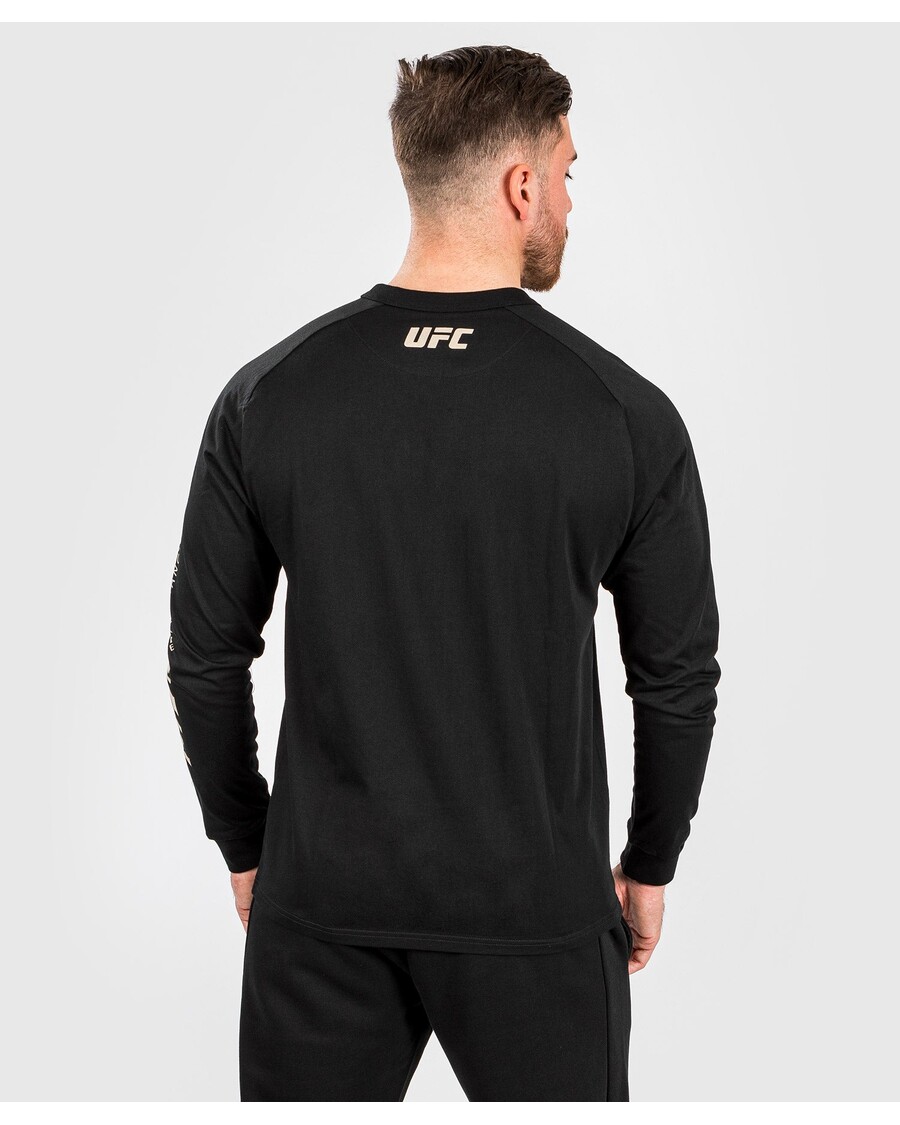 UFC アドレナリン バイ ヴェナム ファイト ウィーク メンズ 長袖 T シャツ - ブラック