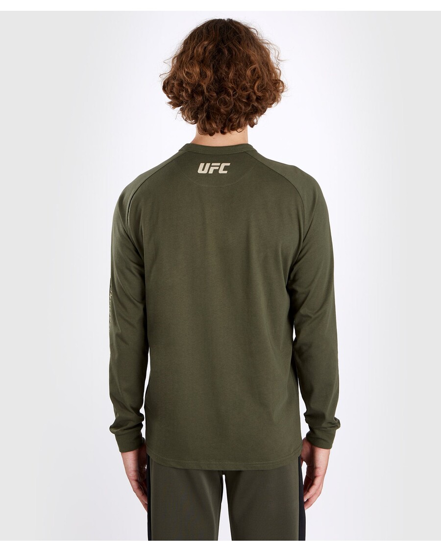 Ufc Adrenaline By Venum Fight Week Meeste Pikkade Varrukatega T-särk - Khaki