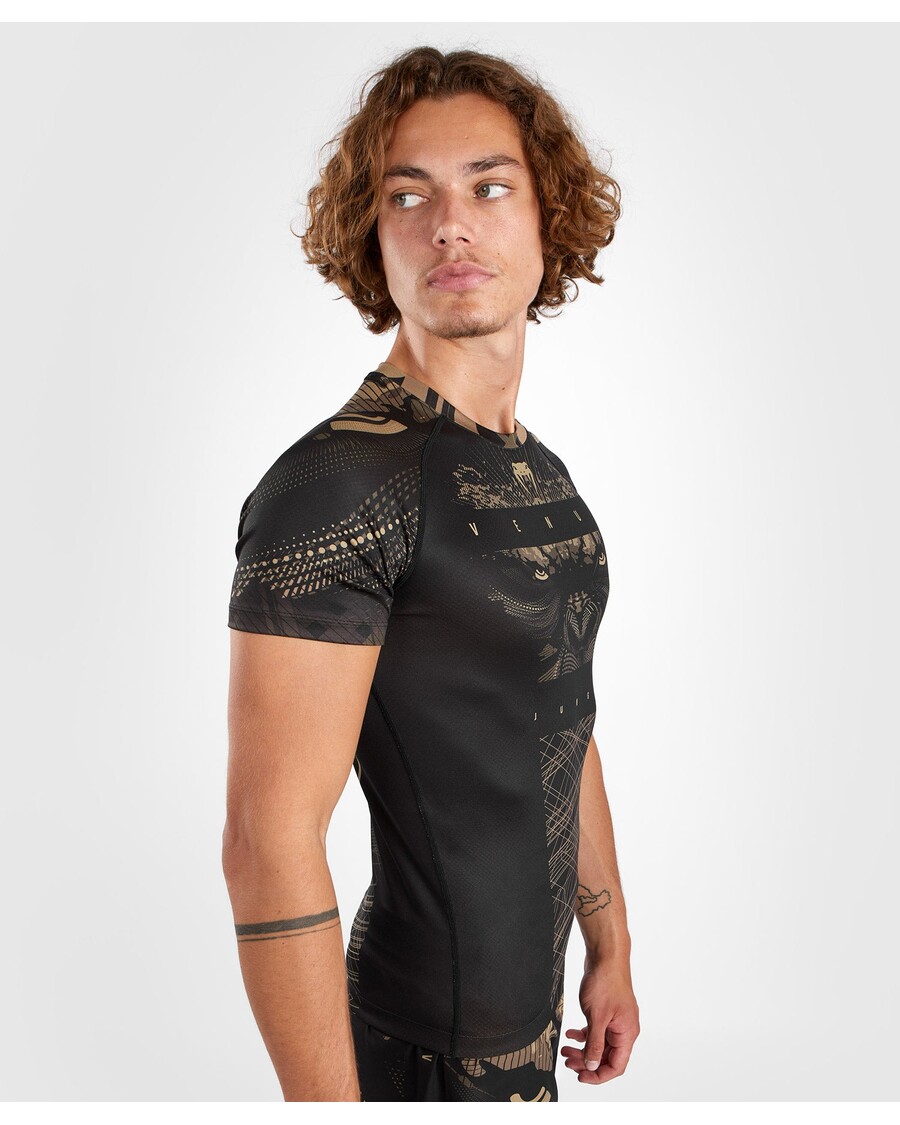 Venum Gorilla Jungle Rashguard שרוולים קצרים - שחור/חול