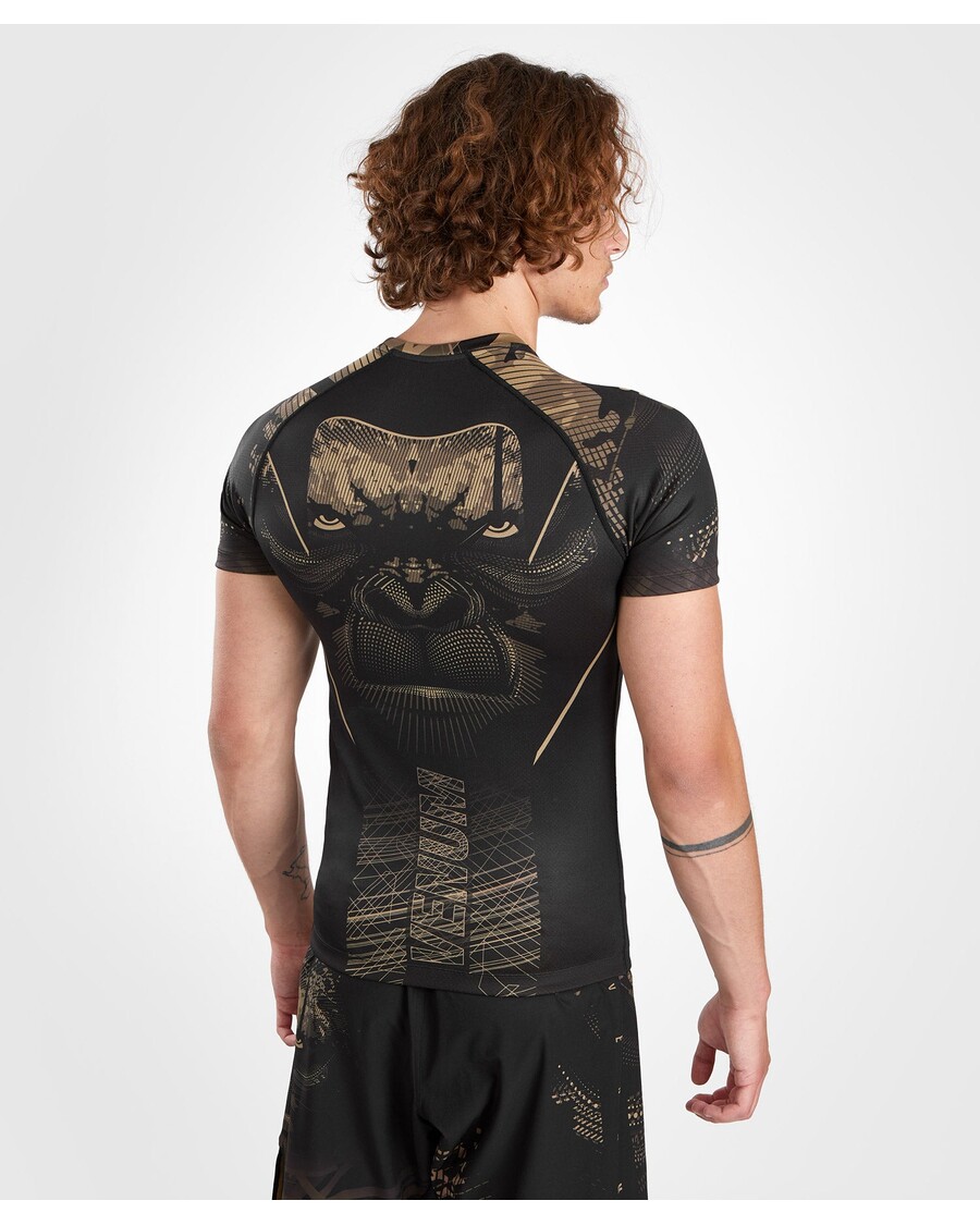 Venum Gorilla Jungle Rashguard שרוולים קצרים - שחור/חול