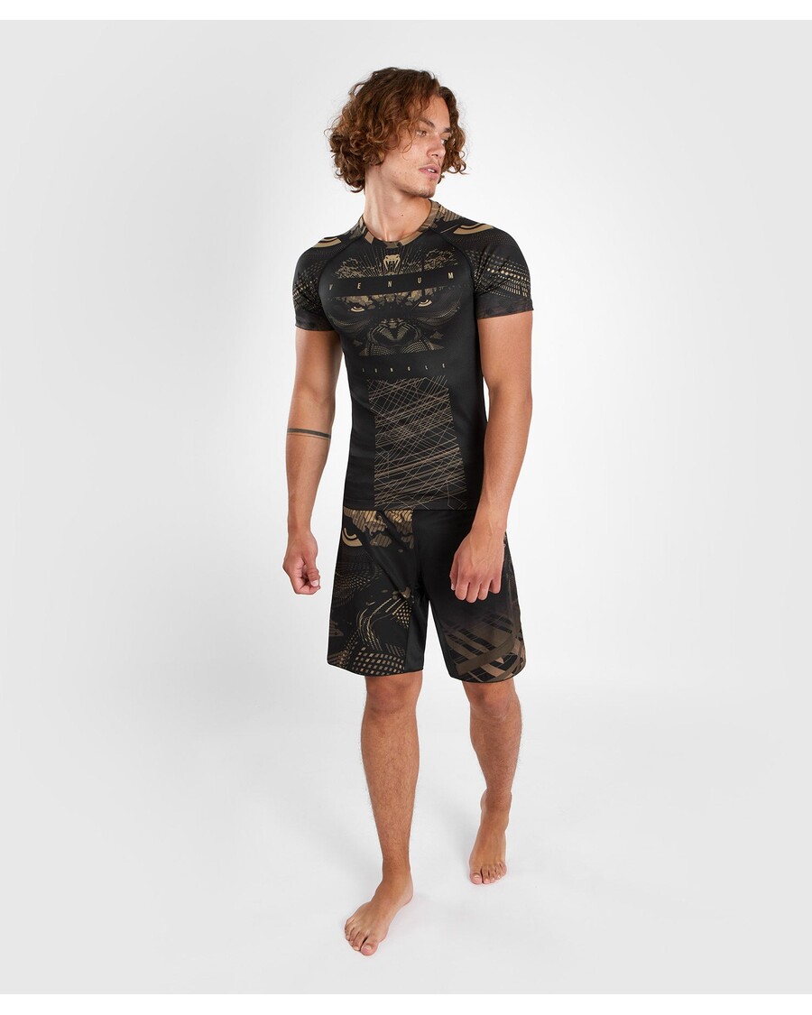 Venum Gorilla Jungle Rashguard שרוולים קצרים - שחור/חול