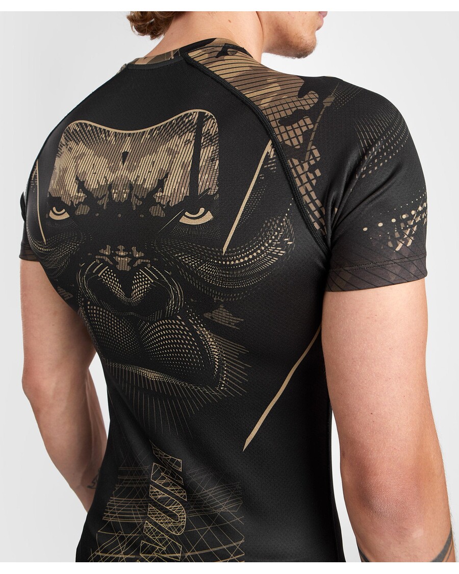 Venum Gorilla Jungle Rashguard שרוולים קצרים - שחור/חול