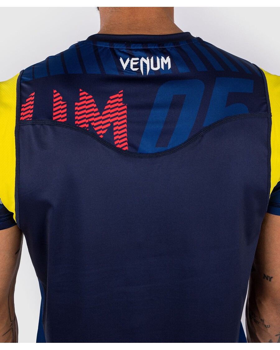 Venum スポーツ 05 ドライ テック T シャツ - ブルー/イエロー