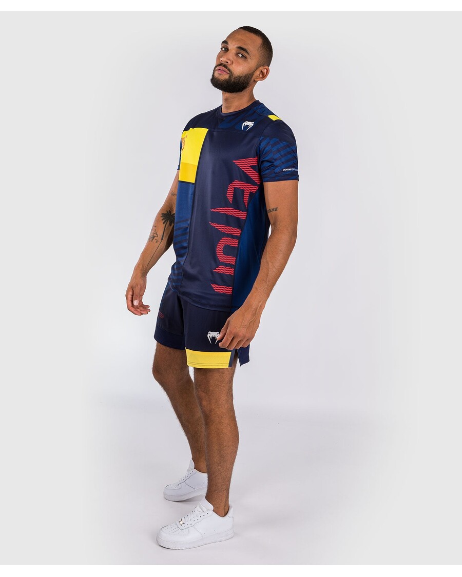 Venum スポーツ 05 ドライ テック T シャツ - ブルー/イエロー