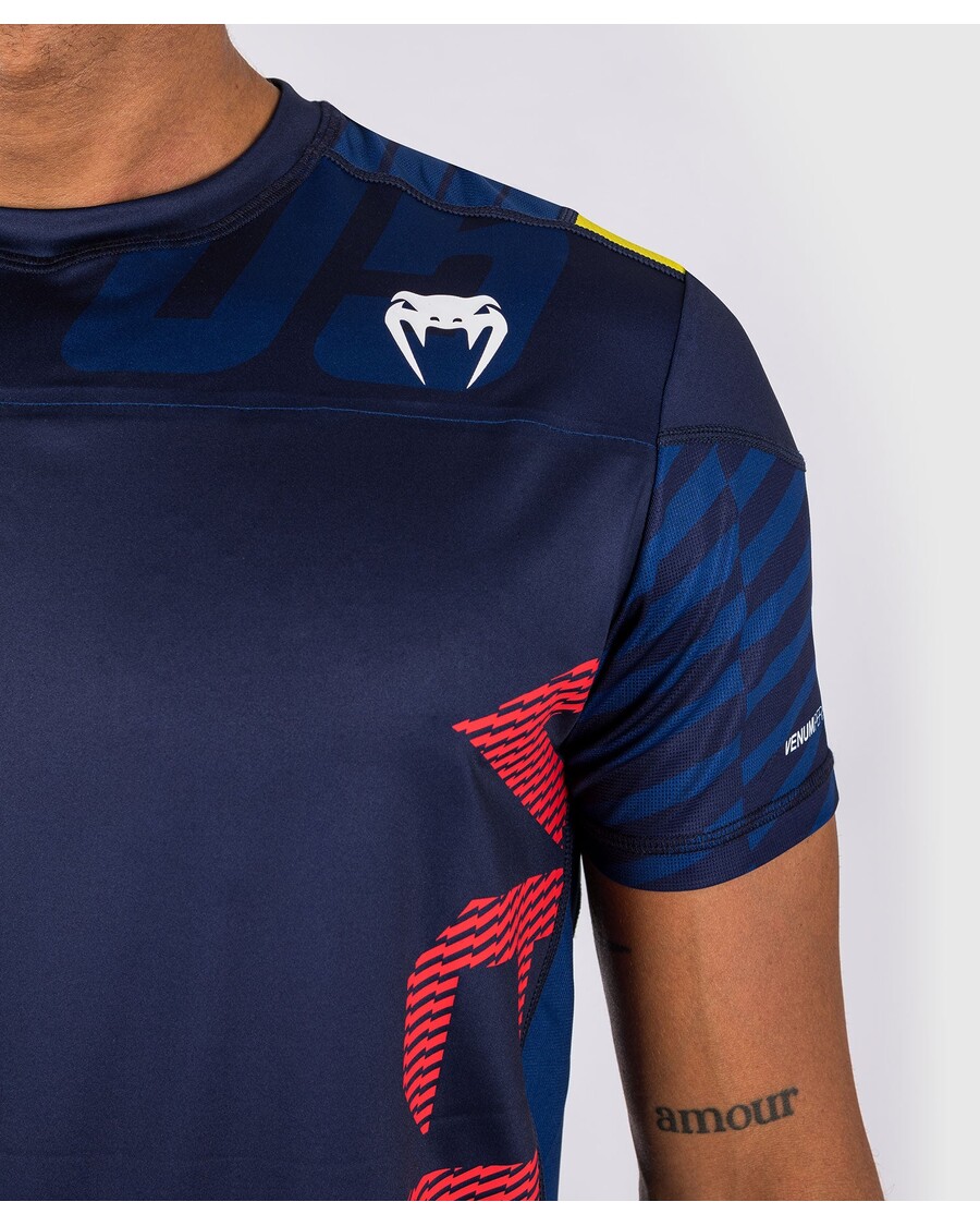 Venum スポーツ 05 ドライ テック T シャツ - ブルー/イエロー