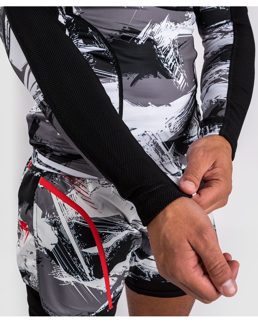 Venum Electron 3.0 Pikkade Varrukatega Lööbekaitse - Hall/punane