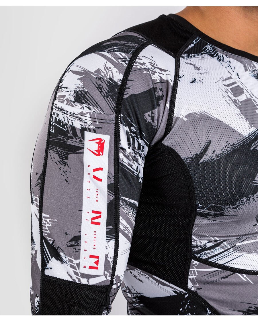 Venum Electron 3.0 Pikkade Varrukatega Lööbekaitse - Hall/punane