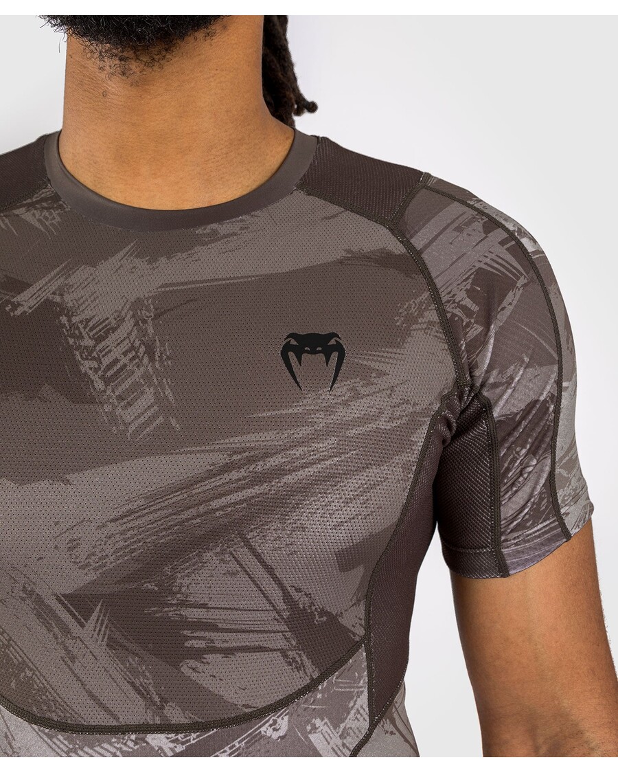 Venum Electron 3.0 Lühikeste Varrukatega Rashguard - Liiv