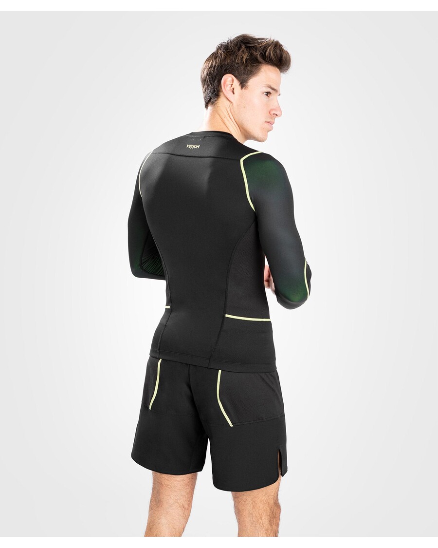 Venum Fusion 2.0 Rashguard Dlouhé Rukávy - černo/žlutá