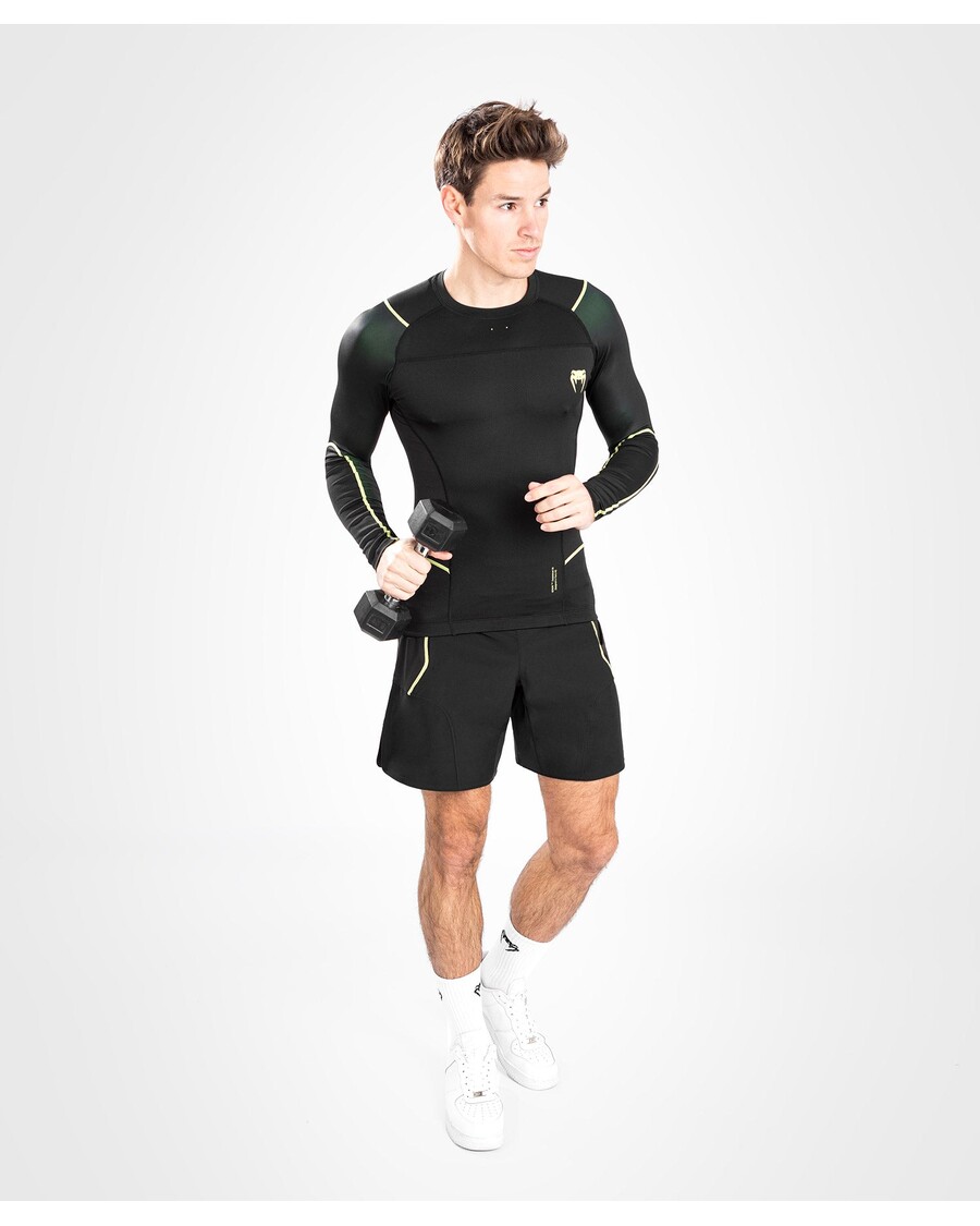 Venum Fusion 2.0 Rashguard Dlouhé Rukávy - černo/žlutá