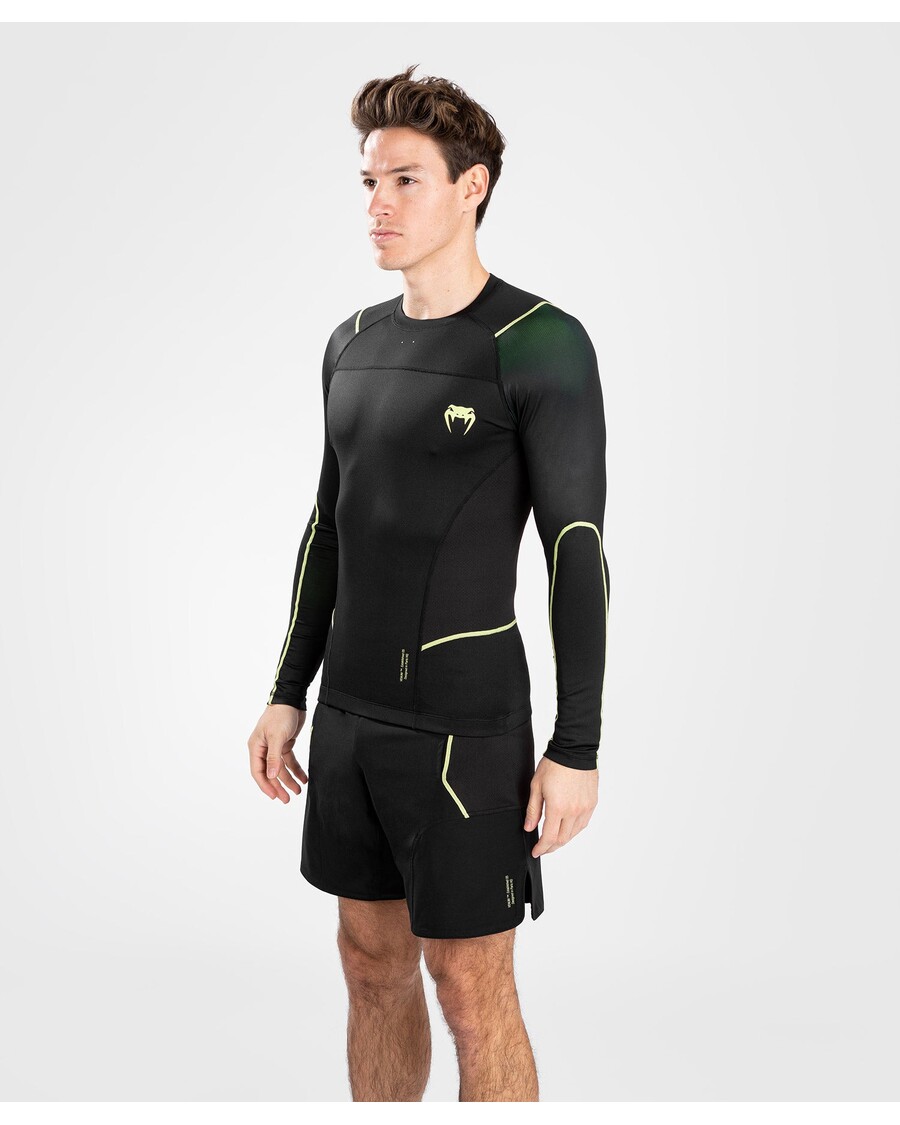 Venum Fusion 2.0 Rashguard Dlouhé Rukávy - černo/žlutá