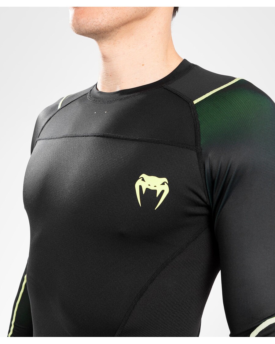 Venum Fusion 2.0 Rashguard Dlouhé Rukávy - černo/žlutá