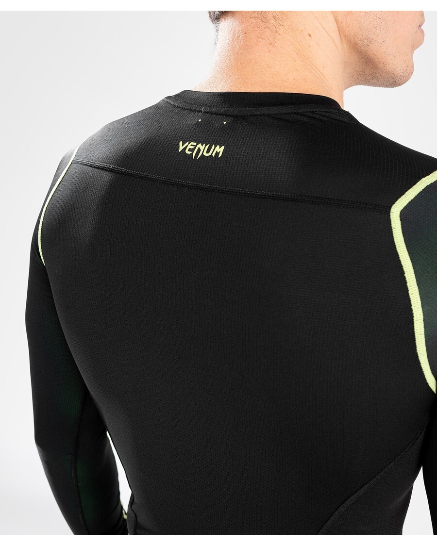 Venum Fusion 2.0 Rashguard Dlouhé Rukávy - černo/žlutá