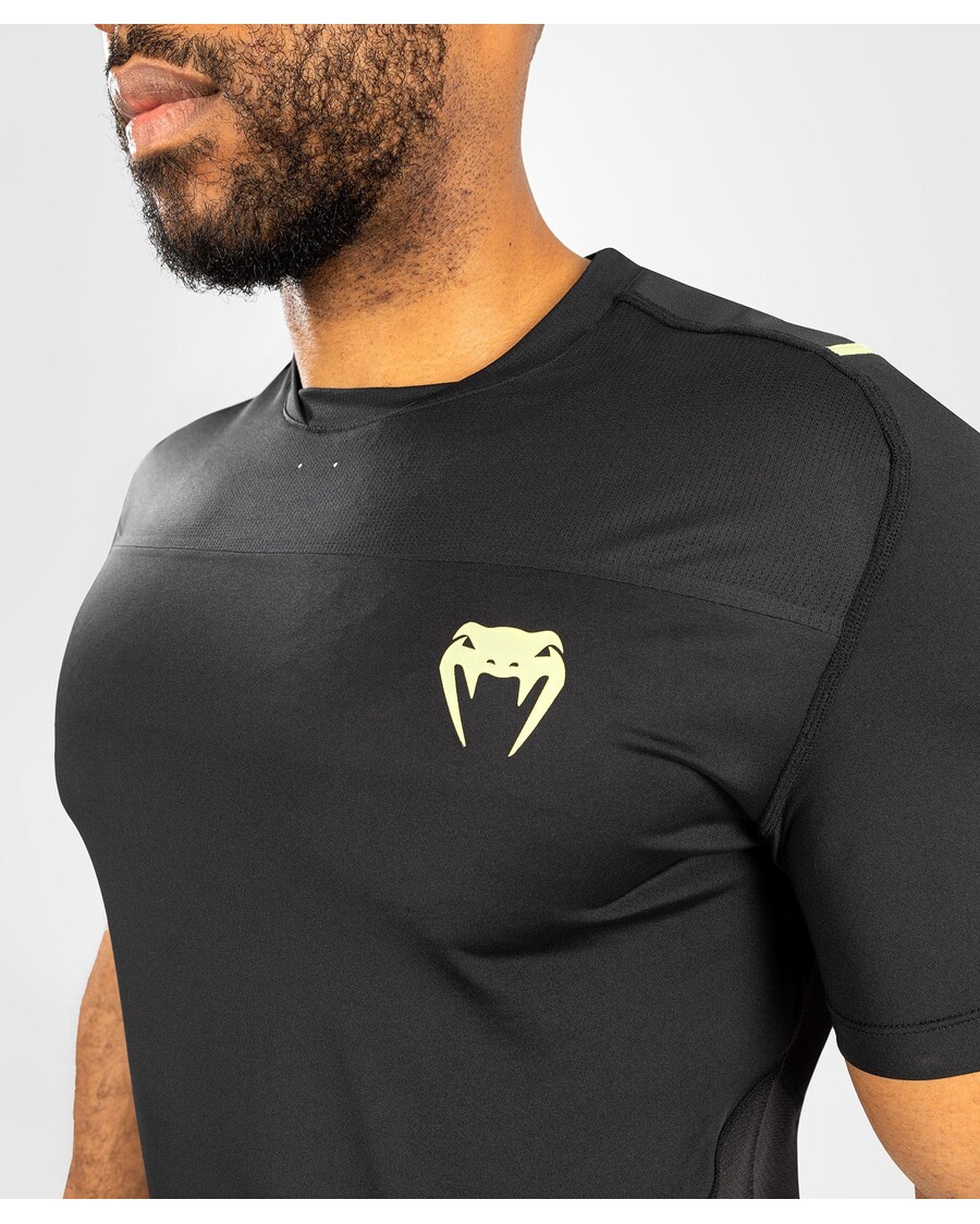 T-shirt Tecnica Dry Venum Fusion 2.0 Da Uomo - Nera/gialla
