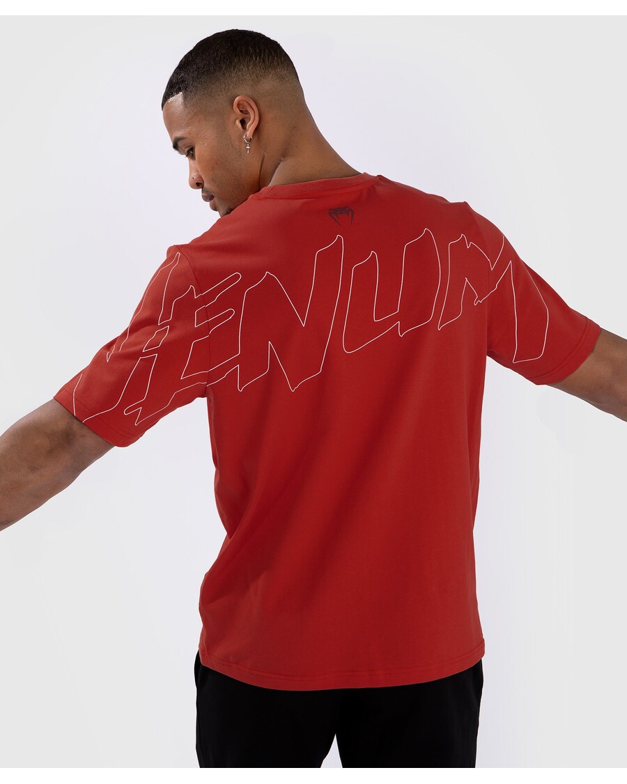 Kaos Motif Ular Venum - Merah