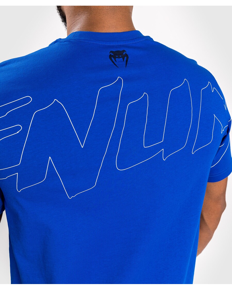 Venum T-shirt Med Slangeprint - Kongeblå