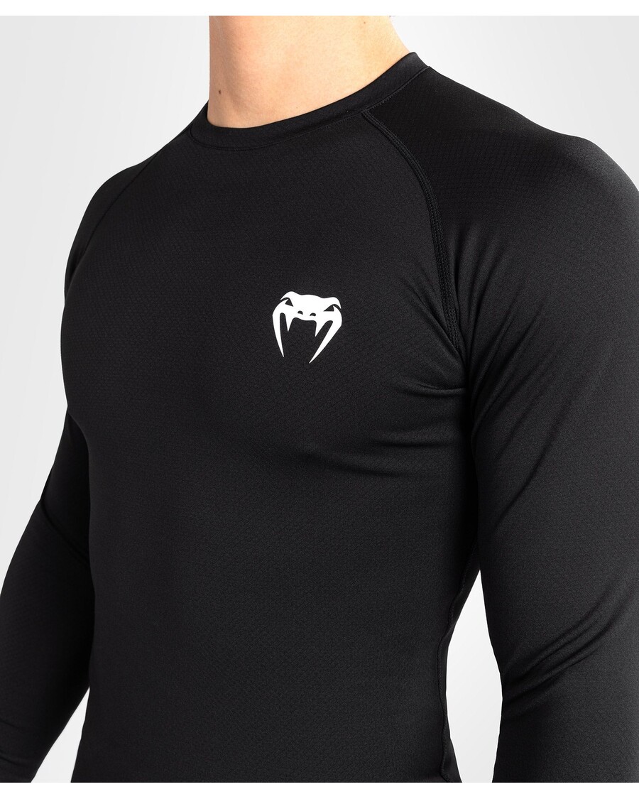 Venum Mededinger Rashguard Met Lange Mouwen Voor Heren - Zwart/wit