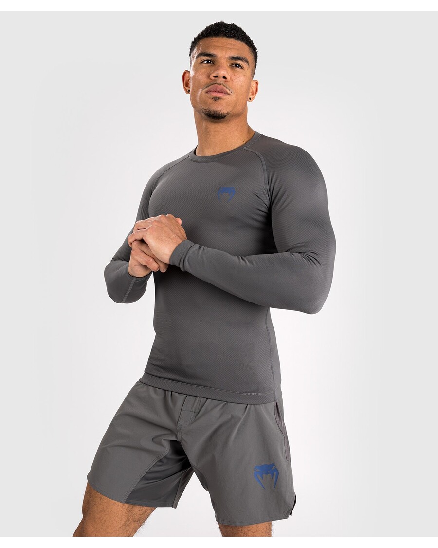 Venum Contender Langærmet Rashguard Til Mænd - Grå