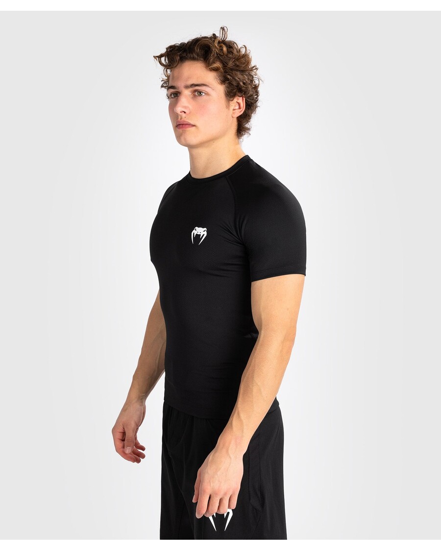 Rashguard A Maniche Corte Da Uomo Venum Contender - Nero/bianco