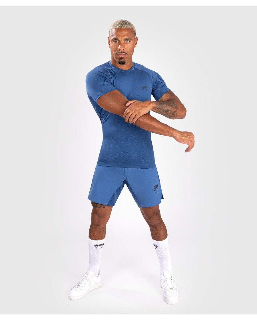 قميص رجالي بأكمام قصيرة من Venum Contester - أزرق