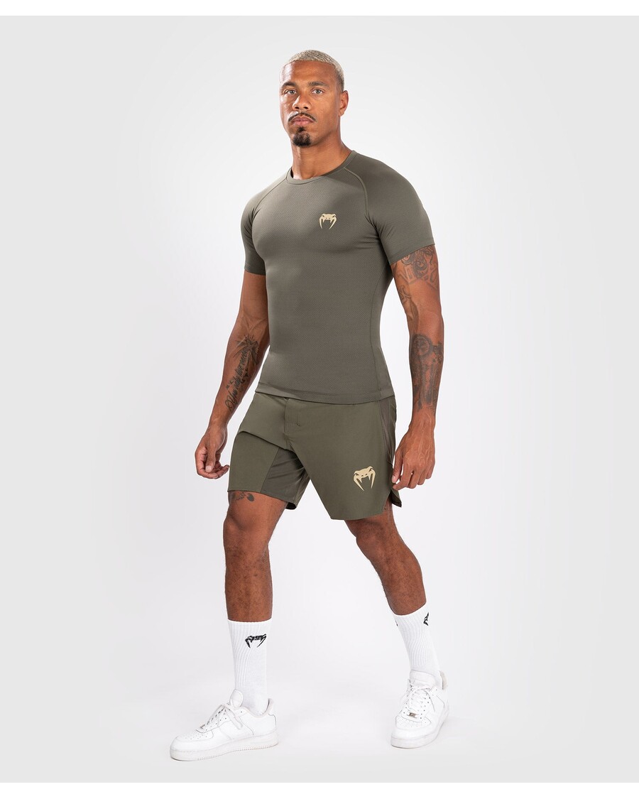 Venum Contender Herre Kortærmet Rashguard - Khaki