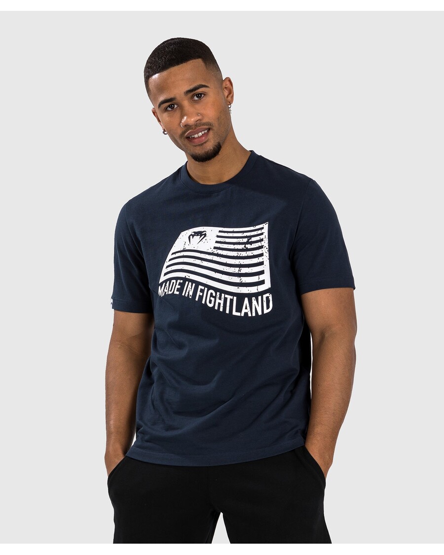 Venum Lavet I Fightland T-shirt - Marineblå/hvid