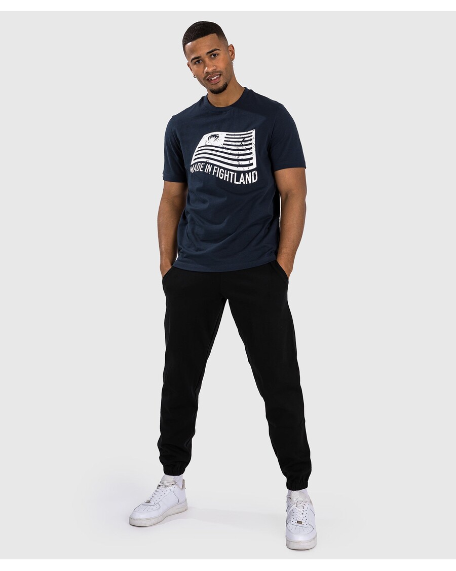 Venum Lavet I Fightland T-shirt - Marineblå/hvid