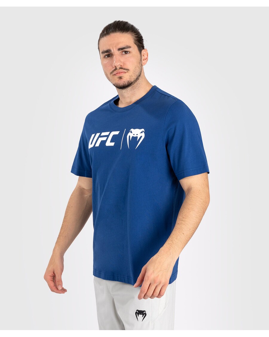 تيشيرت UFC Venum الكلاسيكي - أزرق داكن/أبيض