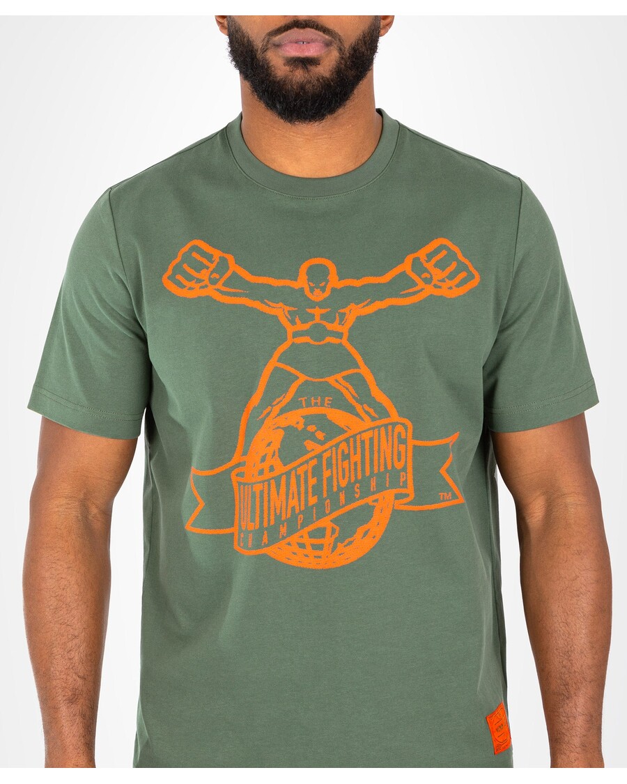 Ufc By Venum Ulti-man T-shirt - Kaki/oranžna