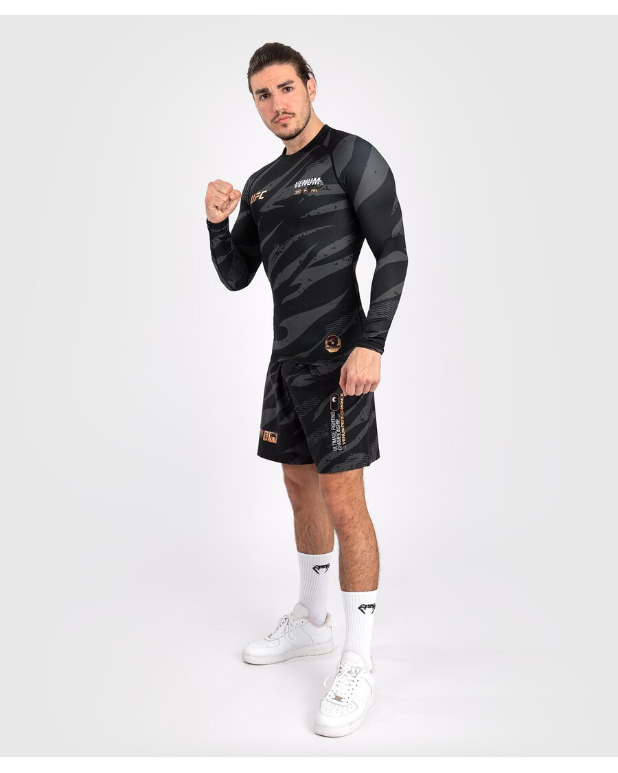 Ufc Adrenalin Od Venum Fight Week Performance Long Sleeve Rashguard - Urban Camo