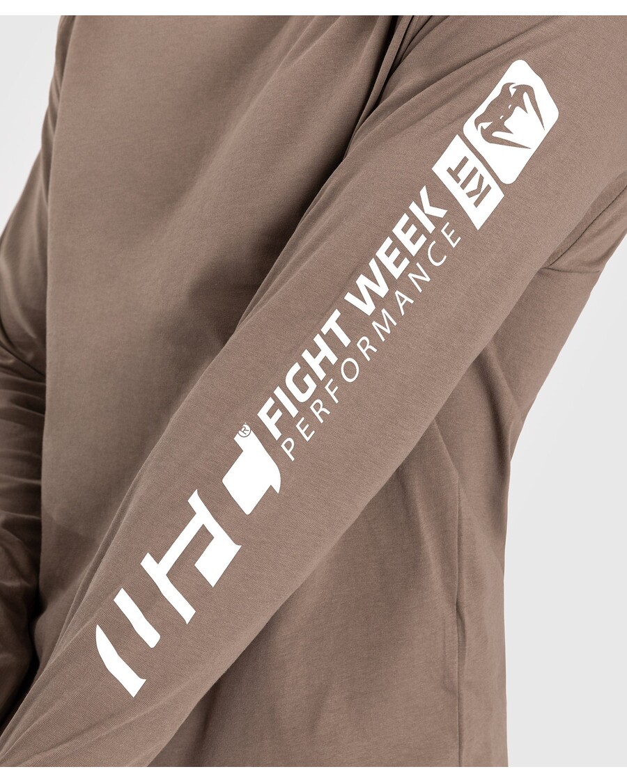 Ufc Adrenaline By Venum Fight Week Pánské Tričko S Dlouhým Rukávem - Bronz