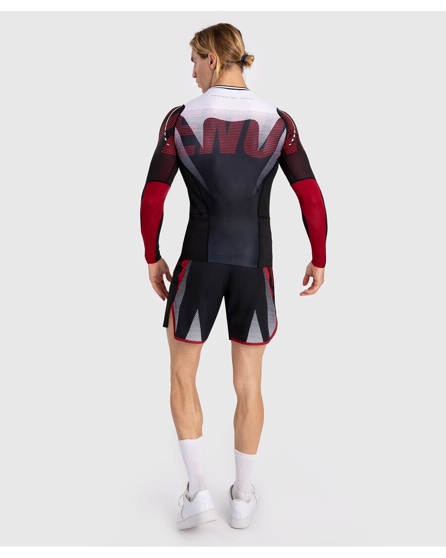 Rashguard A Maniche Lunghe Da Uomo Venum Adrenaline - Rosso