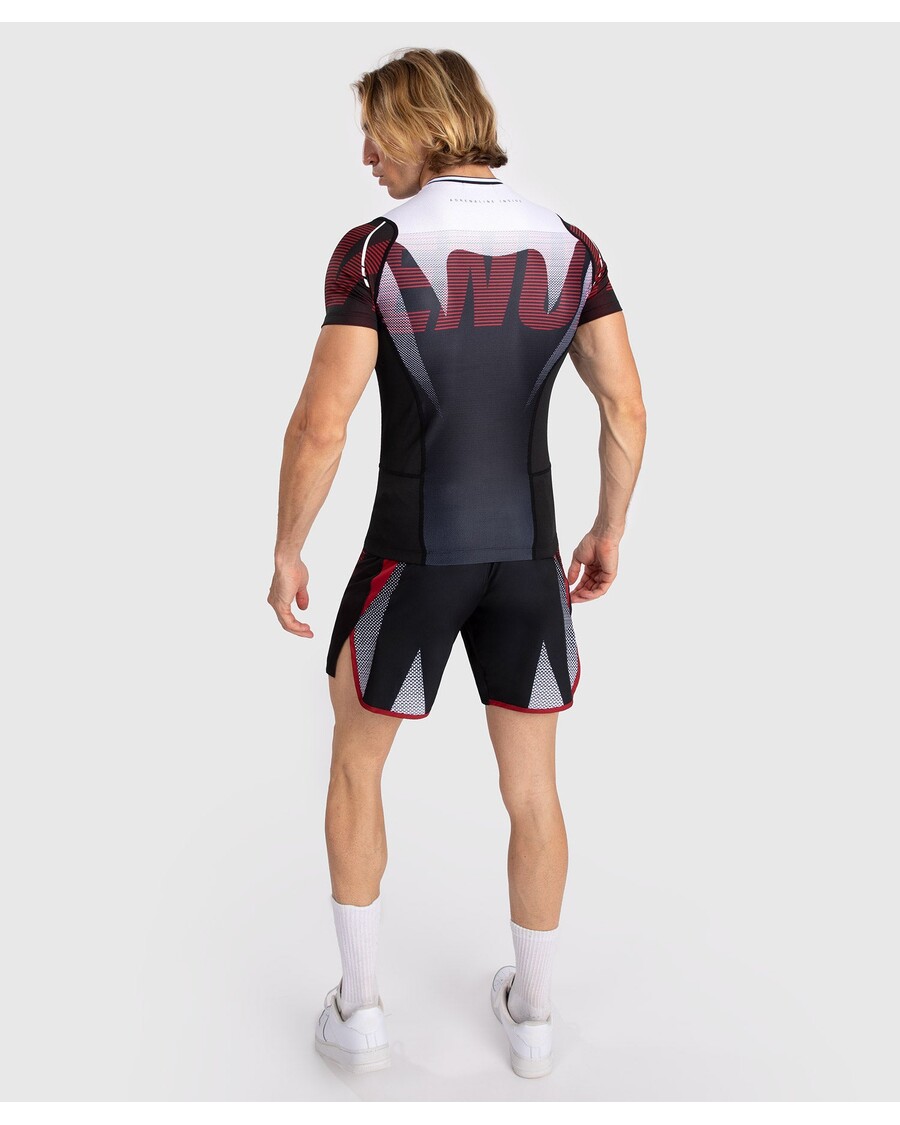 Venum Adrenaline Meeste Lühikeste Varrukatega Rashguard - Punane
