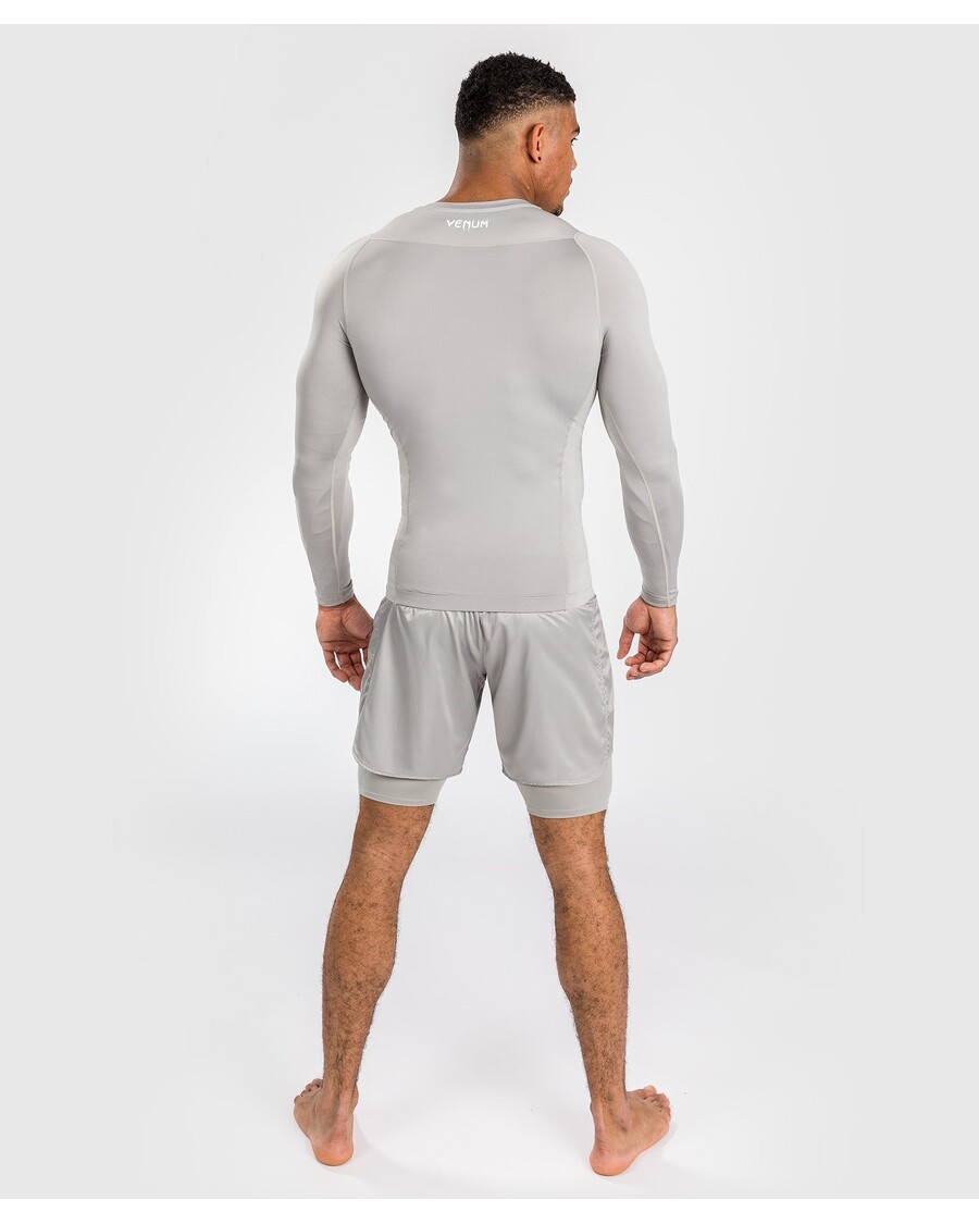 Venum Aanval Heren Rashguard Met Lange Mouwen - Zand