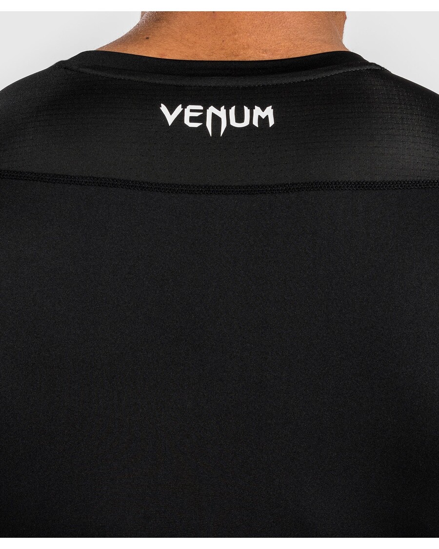 Venum Aanval Heren Rashguard Met Korte Mouwen - Zwart/grijs