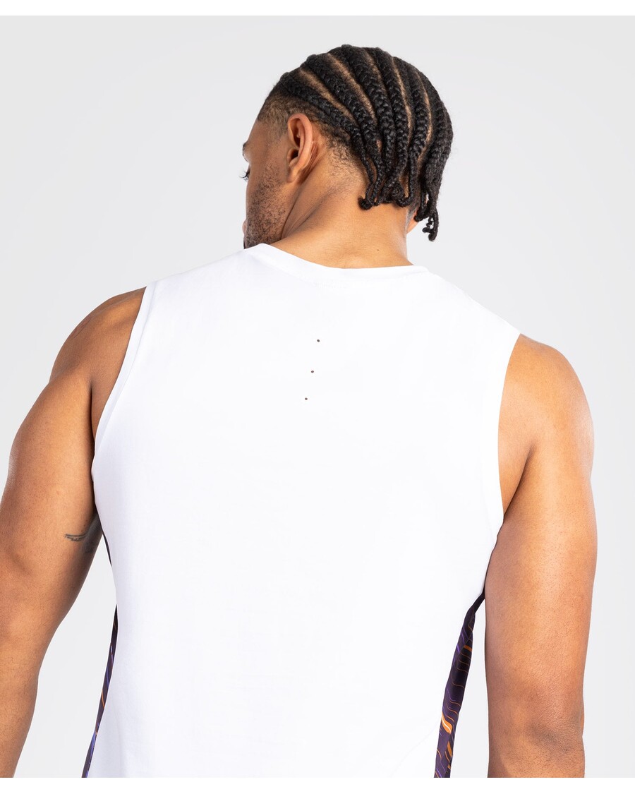 Venum Rapid メンズタンクトップ - ホワイト/ディープパープル