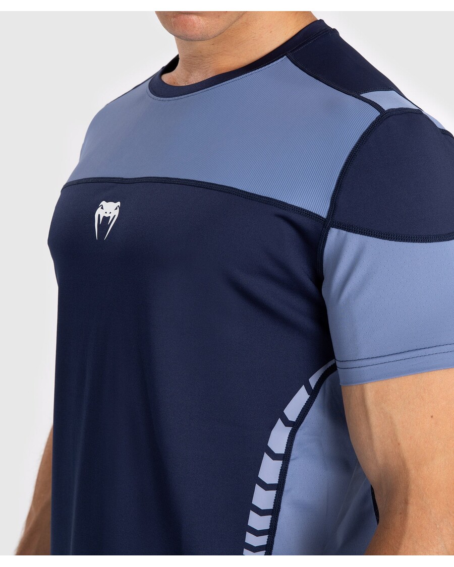 חולצת טריקו לגברים של Venum Tempest Dry-tech - כחול נייבי/כחול