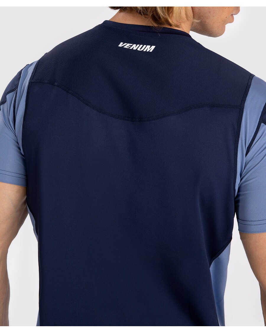חולצת טריקו לגברים של Venum Tempest Dry-tech - כחול נייבי/כחול