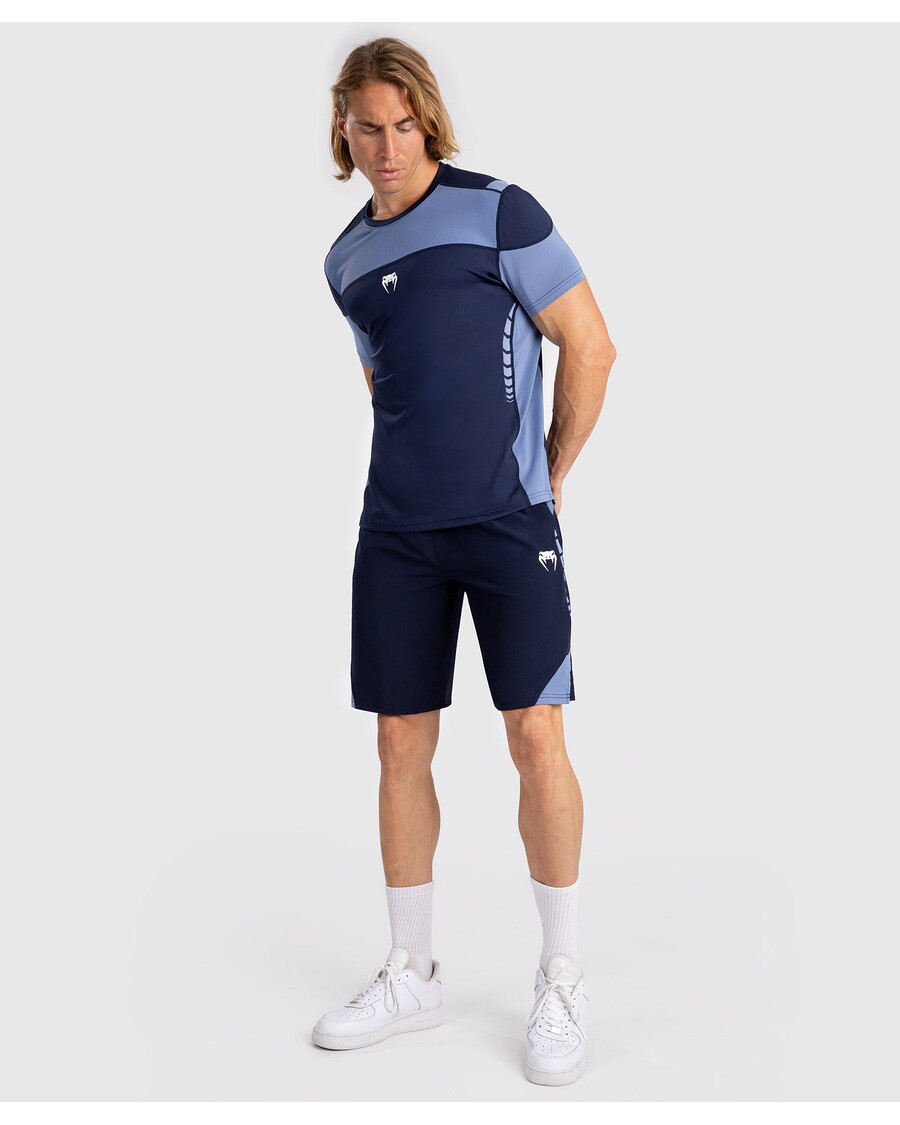 חולצת טריקו לגברים של Venum Tempest Dry-tech - כחול נייבי/כחול