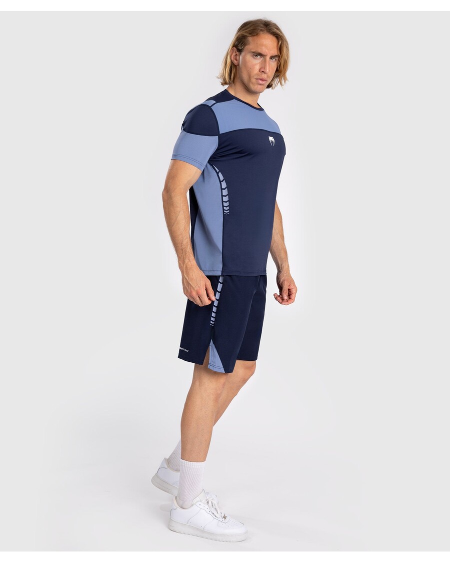 חולצת טריקו לגברים של Venum Tempest Dry-tech - כחול נייבי/כחול